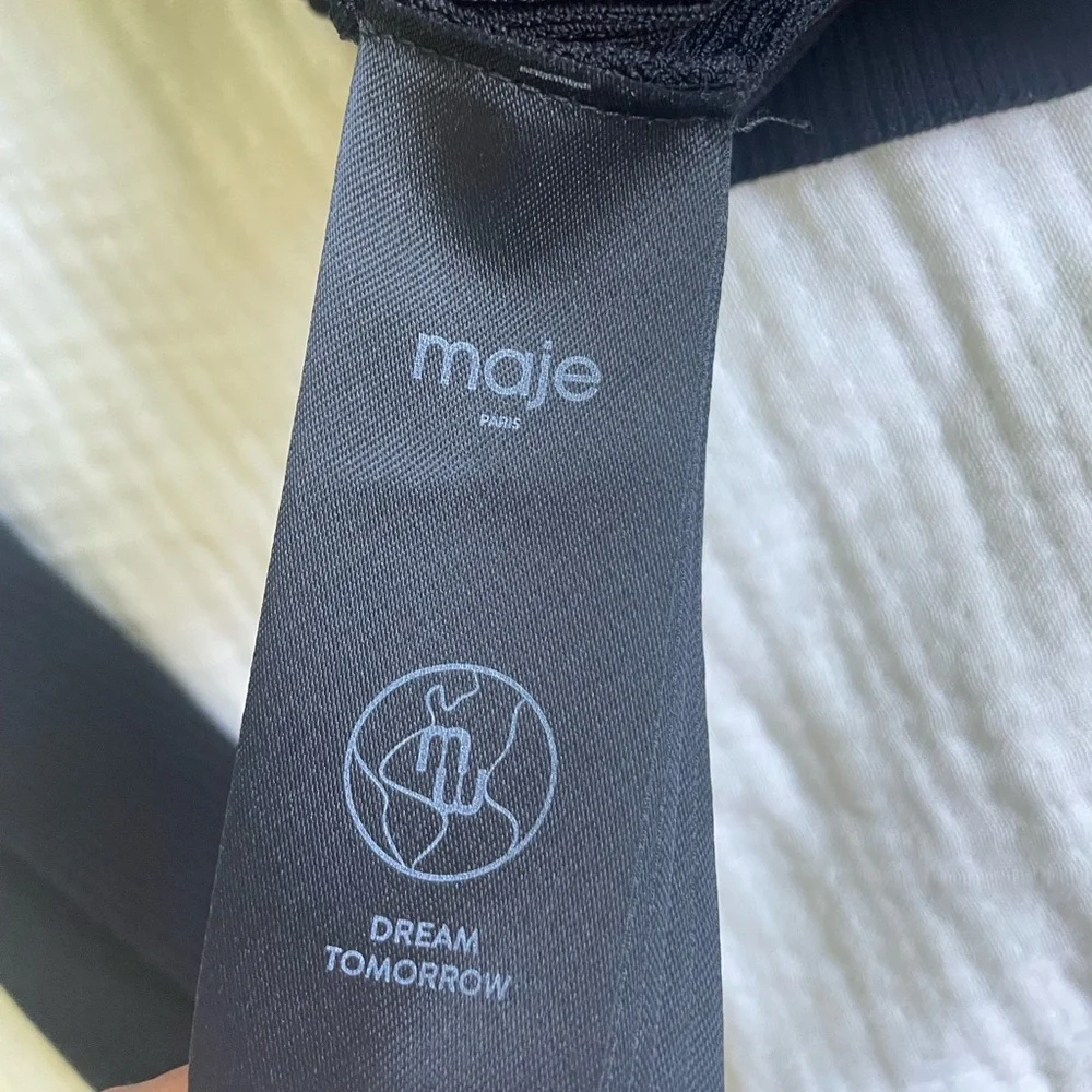 Maje cut out black sweater - Picture 7 of 7